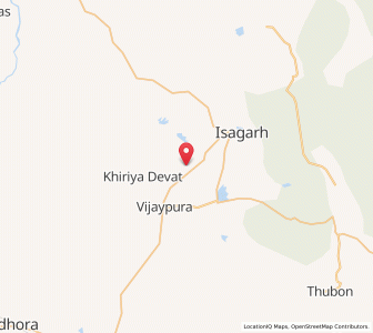 Map of Bamnawar, Madhya Pradesh