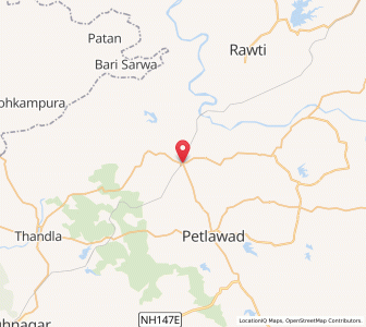 Map of Bamnia, Madhya Pradesh