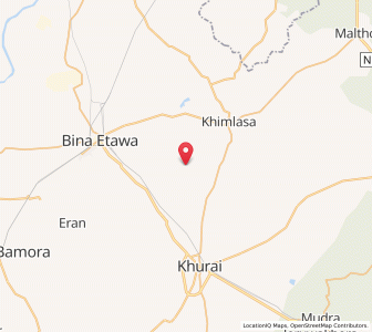 Map of Bamorikharera, Madhya Pradesh