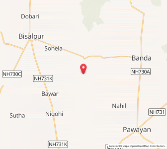 Map of Bamroli, Uttar Pradesh