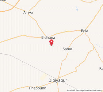 Map of Bamtamau, Uttar Pradesh