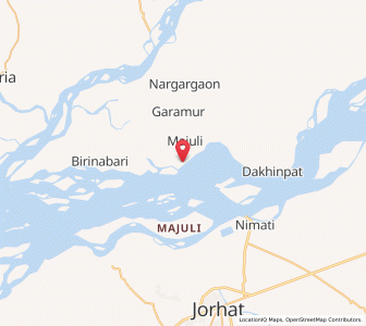 Map of Bamungaon, Assam