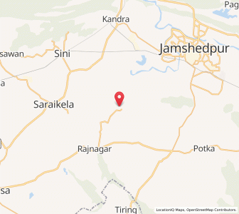Map of Bana, Jharkhand