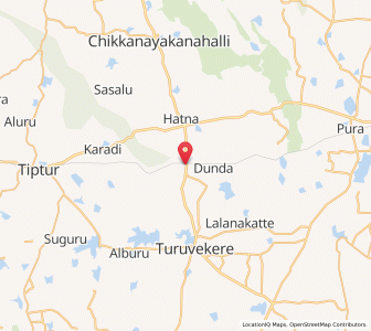 Map of Banasandra, Karnataka