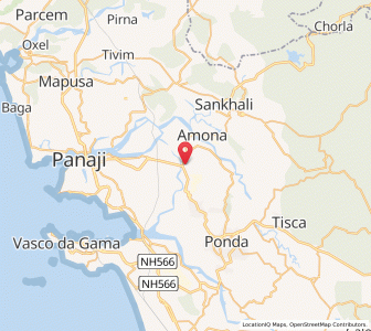 Map of Banastarim, Goa