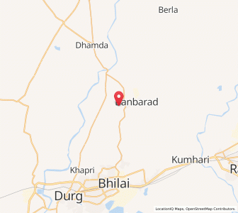 Map of Banbarad, Chhattisgarh