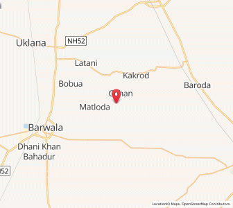 Map of Banbhauri, Haryana