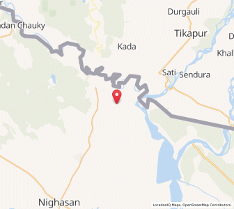 Map of Banbirpur, Uttar Pradesh