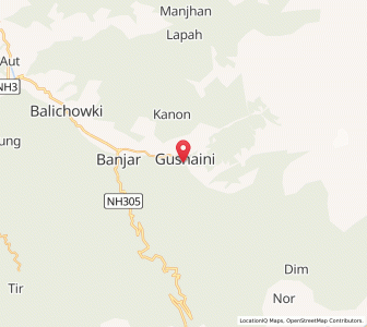 Map of Bandal, Himachal Pradesh