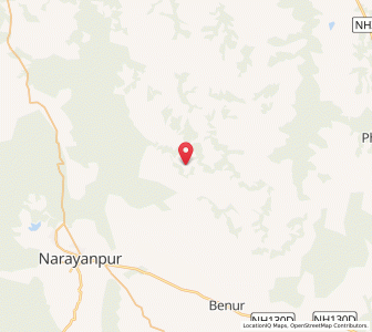 Map of Bandapal, Chhattisgarh