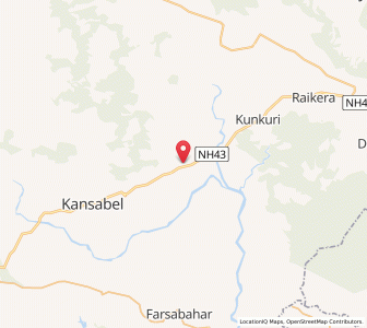 Map of Bandarchua, Chhattisgarh