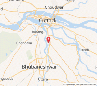 Map of Bandha Chhada, Odisha