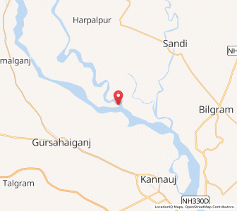 Map of Bandi Purwa, Uttar Pradesh