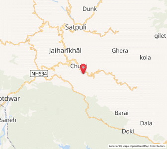 Map of Bandkhani, Uttarakhand