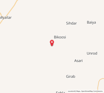 Map of Bandra, Rajasthan