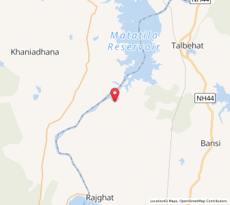 Map of Bandron, Uttar Pradesh