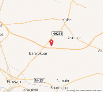 Map of Bane ka Nagla, Uttar Pradesh