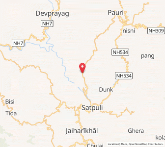 Map of Banelkhal, Uttarakhand