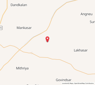 Map of Bangalsar, Rajasthan