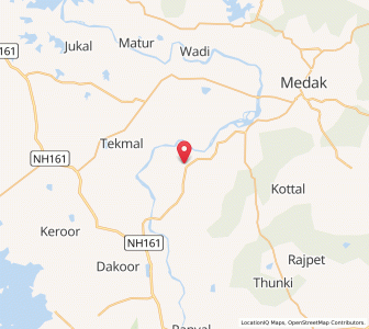 Map of Bangampet, Andhra Pradesh