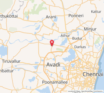 Map of Bangarampettaichori, Tamil Nadu