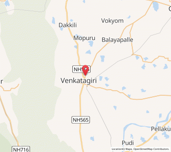 Map of Bangarupeta, Andhra Pradesh