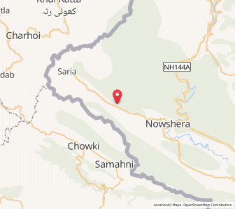 Map of Bangla, Kashmir