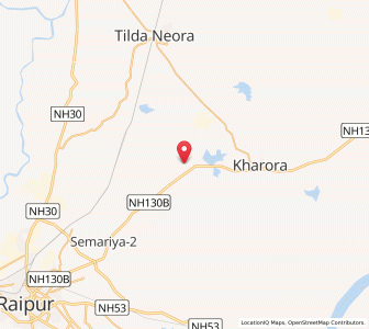 Map of Bangoli, Chhattisgarh
