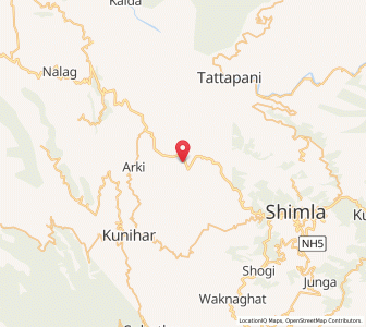 Map of Bangora, Himachal Pradesh