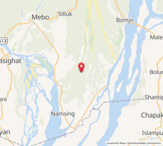 Map of Banguk, Assam