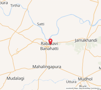 Map of Banhatti, Karnataka
