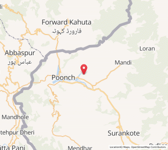Map of Banj, Kashmir