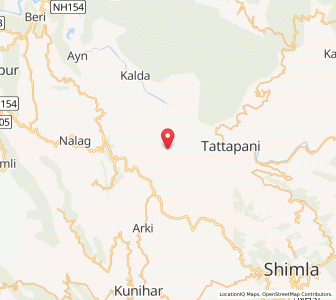 Map of Banjan, Himachal Pradesh