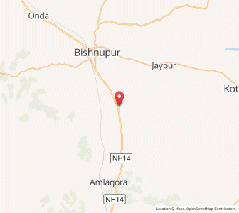 Map of Bankadaha, West Bengal