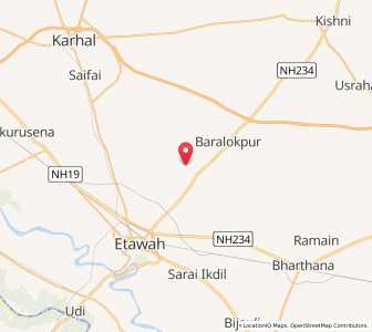 Map of Bankati Khurd, Uttar Pradesh