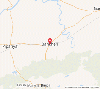 Map of Bankheri, Madhya Pradesh