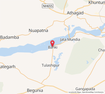 Map of Banki, Jharkhand