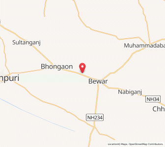 Map of Bankia, Uttar Pradesh