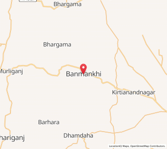Map of Banmankhi, Bihar