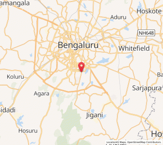 Map of Bannerghatta Rd, Karnataka