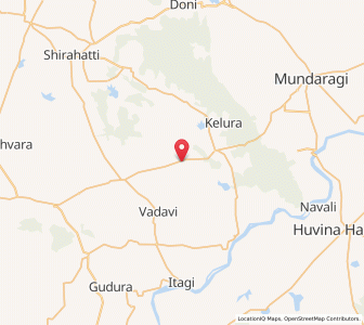 Map of Bannikop, Karnataka