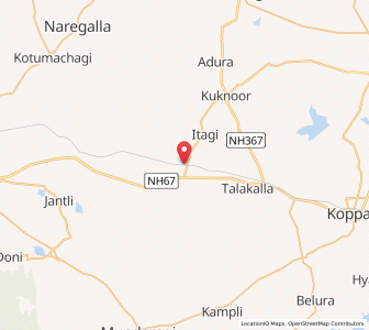 Map of Bannikoppa, Karnataka