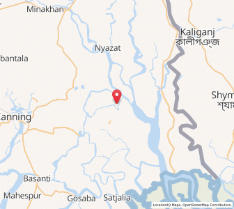 Map of Banpara, West Bengal