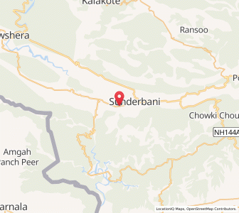 Map of Banpari, Kashmir