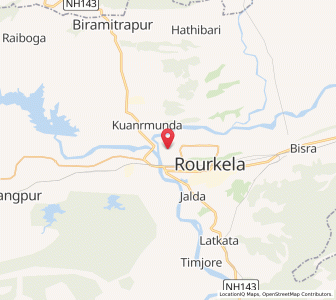 Map of Banposh, Odisha