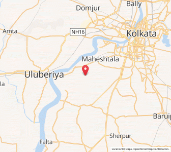Map of Banraypur, West Bengal