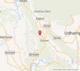 Map of Bans, Kashmir
