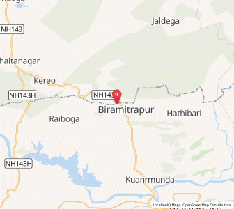 Map of Bansjor, Odisha