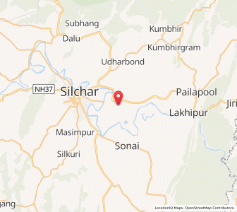 Map of Banskandi, Assam