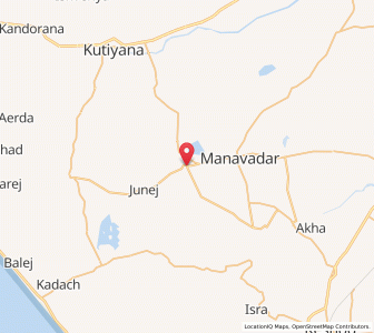 Map of Bantva, Gujarat